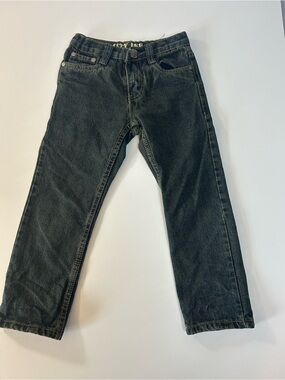 City Ink Boys Dark Wash Straight Leg Jeans Size 6 Adjustable Waist Denim Pants